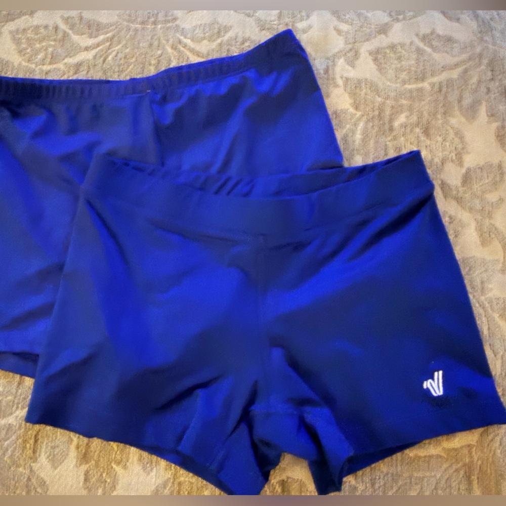 Varsity Royal Blue Women's Royal Blue spandex cheer brief -size Medium